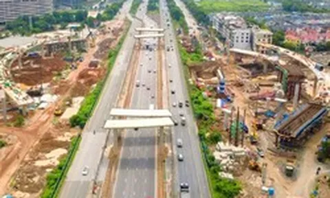 Nút giao gần 2.400 tỷ đồng với hầm chui gần 1km ở phía Tây Hà Nội