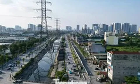 Diện mạo đường Tam Trinh hơn 3.350 tỷ đồng dần thành hình sau giải phóng mặt bằng