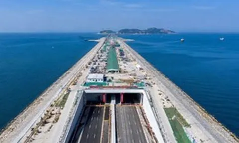 Phát hiện Trung Quốc đánh chìm 18 khối bê tông nặng tổng cộng 1 triệu tấn xuống đáy biển, ghép chính xác sai số 3mm - công trình ngầm dài 5km hoàn thiện sau 20 tháng