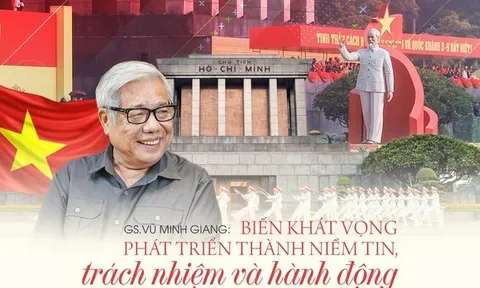 GS.Vũ Minh Giang: Biến khát vọng phát triển thành niềm tin, trách nhiệm và hành động