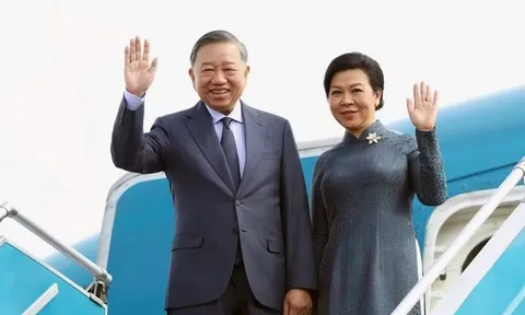 Tổng Bí thư, Chủ tịch nước Tô Lâm cùng Phu nhân lên đường thăm Nga, Pháp và dự Hội nghị Thượng đỉnh Không gian vũ trụ