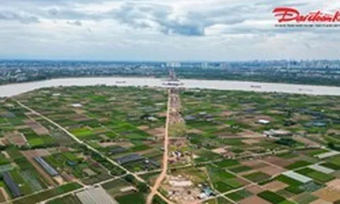 Cầu Ngọc Hồi đang dần thành hình, dự kiến về đích trước APEC 2027