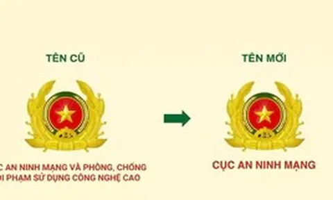 Cục An ninh mạng và phòng, chống tội phạm sử dụng công nghệ cao có tên mới