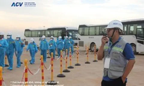 Một chuyến bay đặc biệt vừa hạ cánh tại sân bay Long Thành: Hàng loạt lực lượng lập tức vào vị trí, mọi thứ đều được lên kế hoạch tỉ mỉ