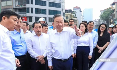 Tổng Bí thư, Chủ tịch nước Tô Lâm kiểm tra một số công trình trọng điểm tại Hà Nội