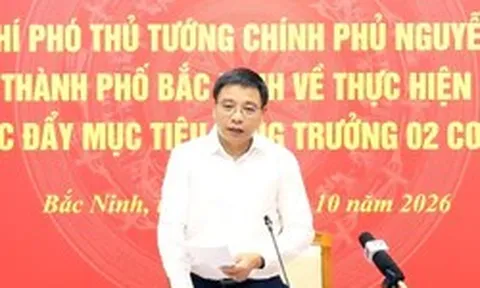 Phó Thủ tướng Nguyễn Văn Thắng làm việc với Bắc Ninh về tăng trưởng hai con số
