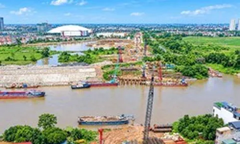 Hà Nội: Phân luồng giao thông phục vụ thi công cầu Tứ Liên từ ngày 21-10