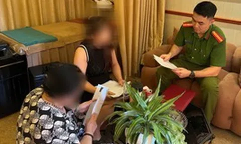 Công an kiểm tra đột xuất nhiều cơ sở xoa bóp, massage
