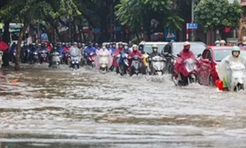 Ngày mai, nhiều nơi có mưa to đến rất to, kéo dài 2 ngày liên tiếp