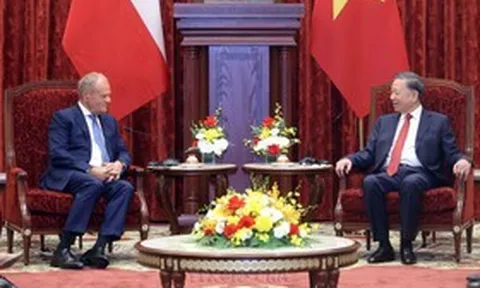 Tổng Bí thư, Chủ tịch nước Tô Lâm tiếp Thủ tướng Ba Lan Donald Tusk