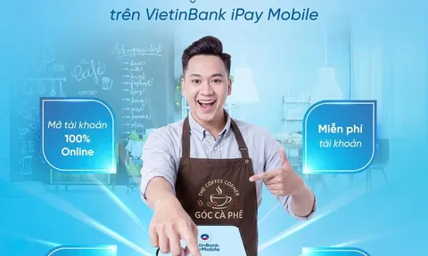 VietinBank triển khai mở tài khoản Hộ kinh doanh online trên iPay