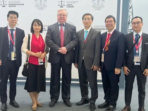 Diễn đàn pháp lý quốc tế Saint Petersburg lần thứ XIII: Cơ hội hợp tác của Hội Luật gia Việt Nam với nhiều tổ chức pháp luật quốc tế