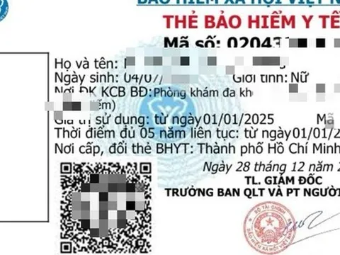 Từ 1-6, thẻ BHYT điện tử chính thức thay thẻ giấy