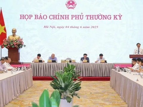 Họp báo Chính phủ thường kỳ tháng 5/2025: Tình hình phát triển KTXH nổi bật với 8 điểm sáng
