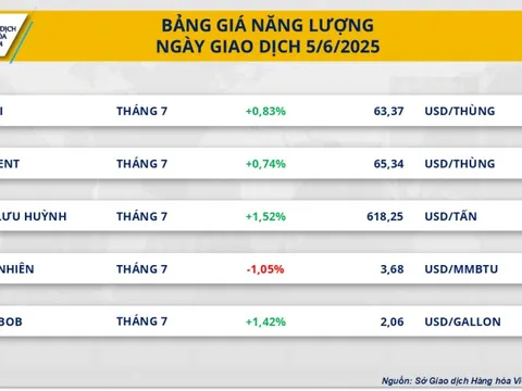 Dòng tiền đầu tư quay lại thị trường hàng hóa nguyên liệu thế giới