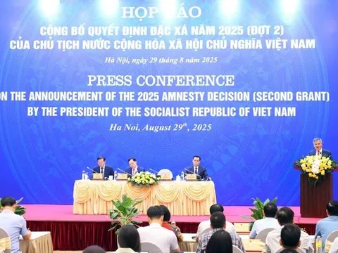 13.920 phạm nhân được Chủ tịch nước đặc xá dịp lễ 80 năm Quốc khánh 2/9