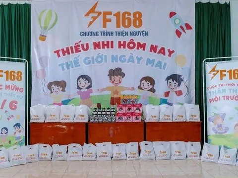 Công ty TNHH Truyền thông và Giải trí F168 vẽ nên bức tranh tương lai từ những nụ cười nhỏ