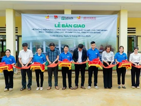 Intech Solar tài trợ hệ thống điện năng lượng mặt trời cho điểm trường khó khăn Tuyên Quang