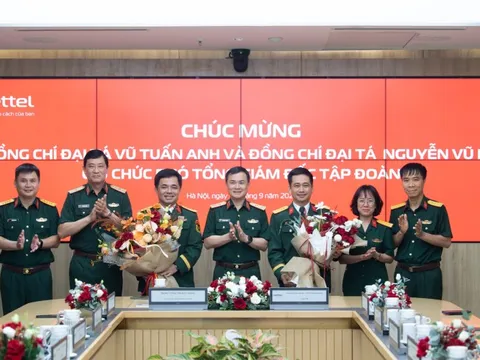 Tập đoàn Viettel có thêm 2 Phó Tổng Giám đốc