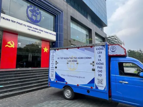 Hà Nội: "Dịch vụ công lưu động" là minh chứng tận tâm phục vụ”, sát dân, gần dân