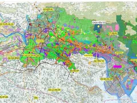 Chi tiết bản đồ và vị trí 4 nhà ga quan trọng của tuyến đường sắt Hà Nội - Quảng Ninh do VinSpeed triển khai