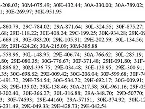 56 chủ xe vượt đèn đỏ có biển số sau nhanh chóng nộp phạt nguội theo Nghị định 168