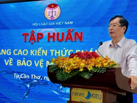 Hưởng ứng ngày Pháp luật Việt Nam 9/11, Hội Luật gia tổ chức tập huấn nâng cao kiến thức pháp luật về bảo vệ môi trường