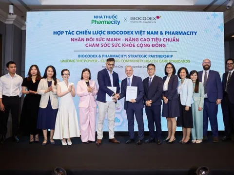 Tập đoàn dược phẩm Pháp Biocodex ký kết hợp tác chiến lược với Pharmacity