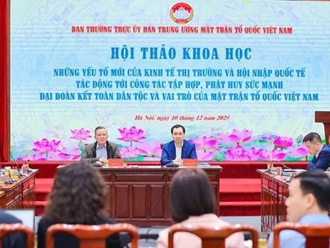 Vai trò của Mặt trận Tổ quốc Việt Nam trong nền kinh tế thị trường và hội nhập quốc tế trong giai đoạn hiện nay