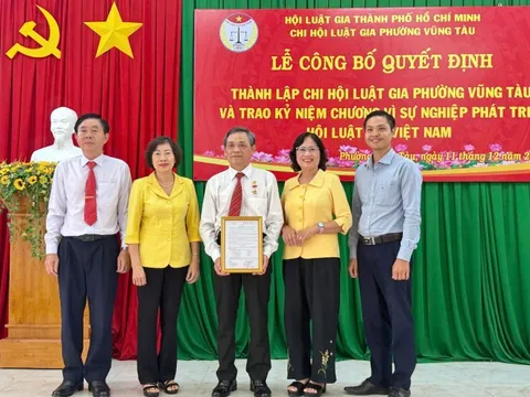 Thành lập Chi hội Luật gia phường Vũng Tàu