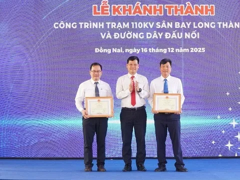 Khánh thành Trạm biến áp 110kV sân bay Long Thành và đường dây đấu nối cấp điện cho sân bay lớn nhất cả nước