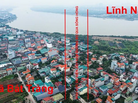 Mục sở thị vị trí Hà Nội dự kiến xây hầm đường bộ hơn 24.600 tỷ qua sông Hồng