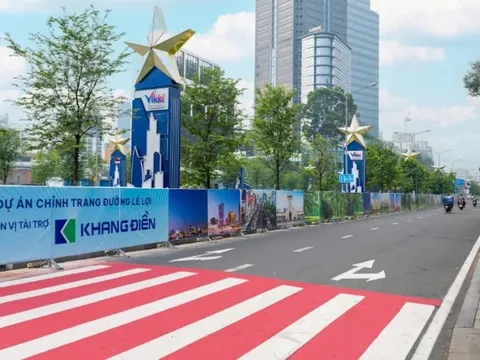 Toàn cảnh tuyến đường đầu tiên tại Tp.HCM “làm đẹp” theo mô hình xã hội hoá, Khang Điền tài trợ