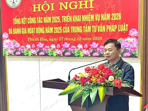 Hội Luật gia Liên cơ quan tỉnh Thanh Hóa tổng kết công tác hội năm 2025