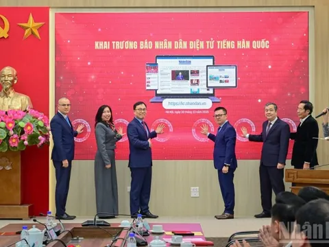 Chính thức khai trương Báo Nhân Dân điện tử tiếng Hàn Quốc