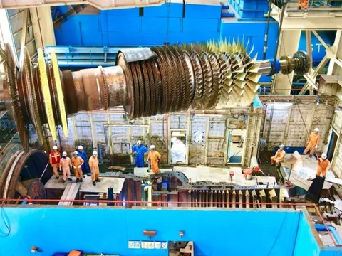 EVNGENCO3 hoàn thành vượt tiến độ 7 ngày đại tu tổ máy GT12 - NMĐ Phú Mỹ 1