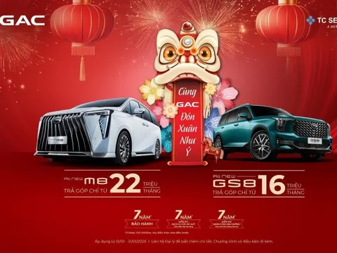 GAC Việt Nam khởi đầu năm mới với ngập tràn ưu đãi