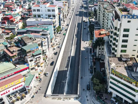 Cận cảnh hầm chui gần 800 tỷ đồng ở Hà Nội trước ngày về đích