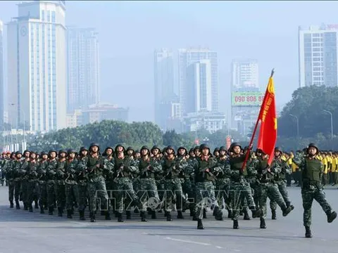 Lễ xuất quân, diễn tập phương án bảo đảm an ninh, trật tự Đại hội XIV của Đảng