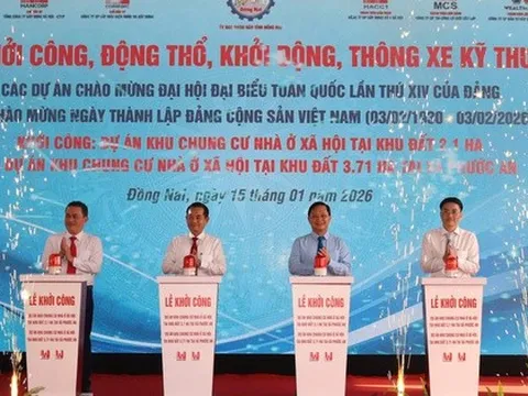 Đồng Nai khởi công nhiều dự án nhà ở xã hội, giá thấp nhất 450 triệu đồng/căn