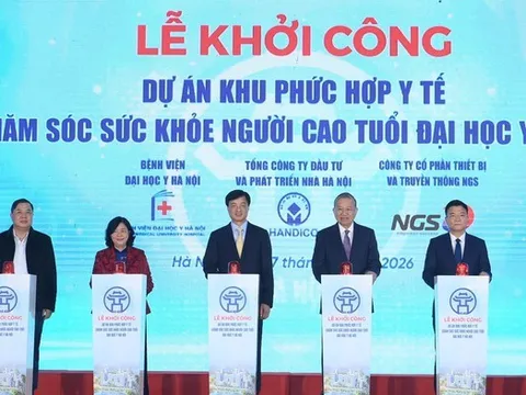 Tổng Bí thư Tô Lâm dự khởi công Dự án Khu phức hợp Y tế-Chăm sóc sức khỏe người cao tuổi