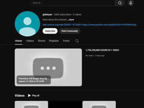 YouTube xuất hiện video dài 140 năm, thực hư ra sao?