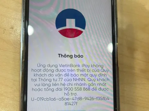 Nhiều người tá hỏa vì bất ngờ bị khóa ứng dụng ngân hàng