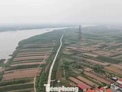 Cận cảnh khu vực xây dựng sân golf hơn 1,5 tỷ đô tại Hưng Yên