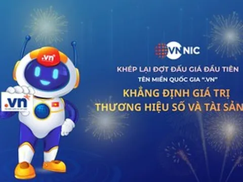 Đấu giá tên miền ".vn" lần đầu, giá cao nhất lên tới 1,584 tỉ đồng