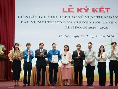 Quỹ Vì tương lai xanh cùng Đoàn Thanh niên Bộ Nông nghiệp & Môi trường chung tay thúc đẩy sáng kiến xanh