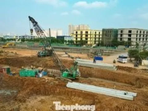 Cận cảnh dự án hồ điều hòa 858 tỷ đồng giải cứu 'rốn ngập' phía Tây Hà Nội
