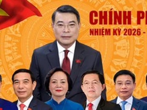 DANH SÁCH THÀNH VIÊN CHÍNH PHỦ, CƠ CẤU CHÍNH PHỦ NHIỆM KỲ 2026-2031