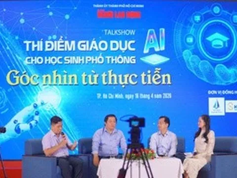Thí điểm nội dung giáo dục AI: Không gây áp lực cho học sinh tiểu học