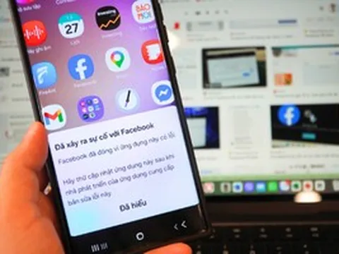 Facebook lại gặp lỗi bất thường